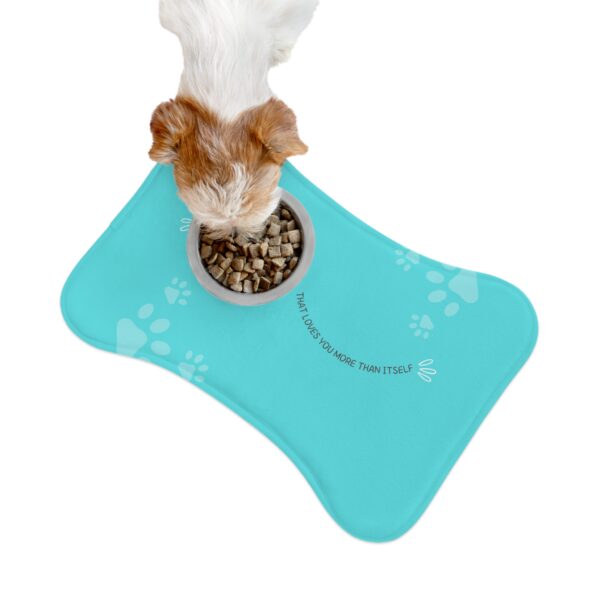 Dog Feeding Mat with Inspirational Quote - Ideal Pet Accessory for Dog Lovers