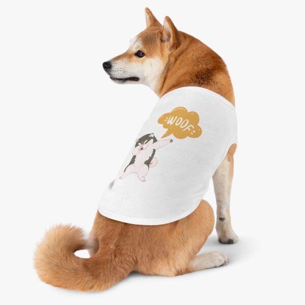 Funny Woof Pet Tank Top for Dogs - Cute and Comfy Dog Apparel - Image 24