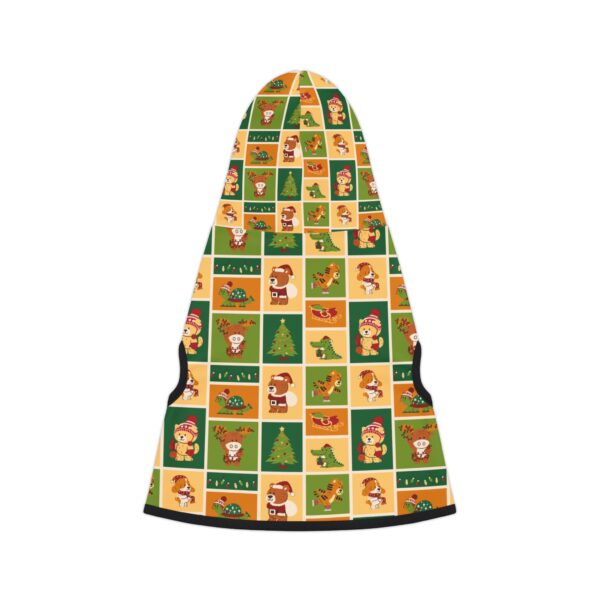 Festive Pet Hoodie for Dogs - Christmas Patterned Design - Image 3