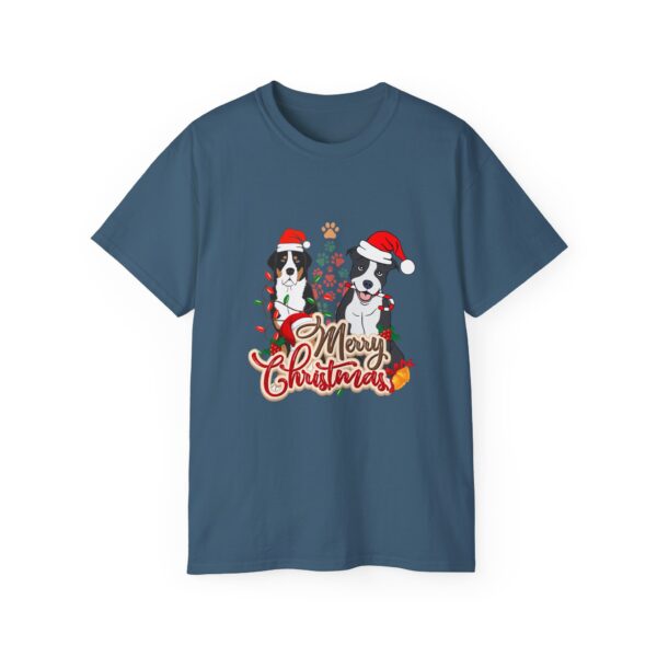 Merry Christmas Dog T-Shirt - Unisex Ultra Cotton Tee - Image 56