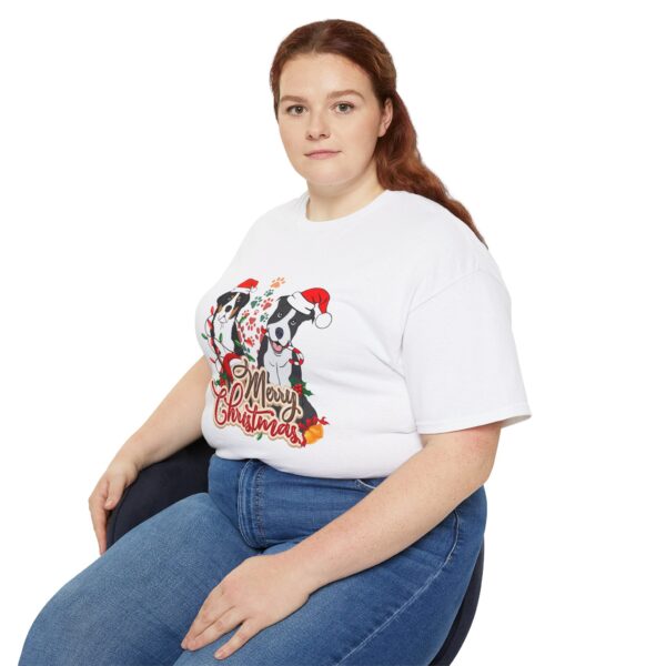Merry Christmas Dog T-Shirt - Unisex Ultra Cotton Tee - Image 8