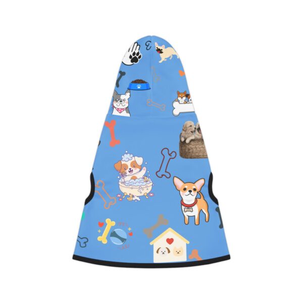 Cute Pet Hoodie with Paw Prints and Dog Icons - Perfect for Dog Lovers - Image 5