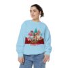 Merry Christmas Dog Sweatshirt | Unisex Garment-Dyed Holiday Apparel - Image 38