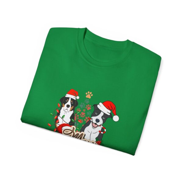 Merry Christmas Dog T-Shirt - Unisex Ultra Cotton Tee - Image 44