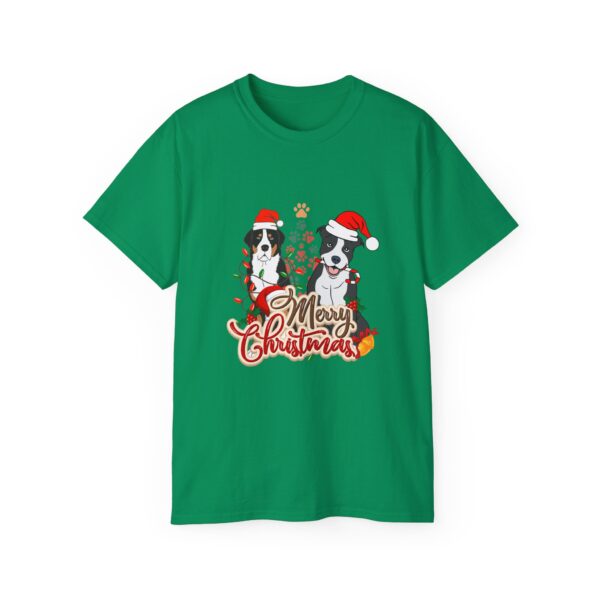 Merry Christmas Dog T-Shirt - Unisex Ultra Cotton Tee - Image 48