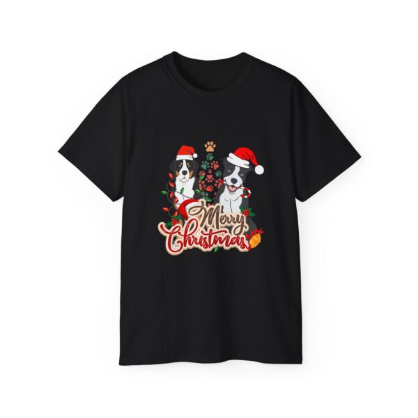 Merry Christmas Dog T-Shirt - Unisex Ultra Cotton Tee - Image 9