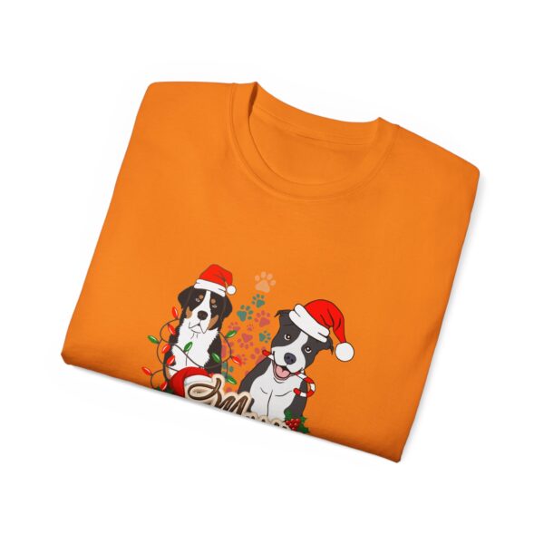 Merry Christmas Dog T-Shirt - Unisex Ultra Cotton Tee - Image 22