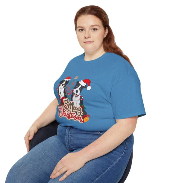 Merry Christmas Dog T-Shirt - Unisex Ultra Cotton Tee - Image 55