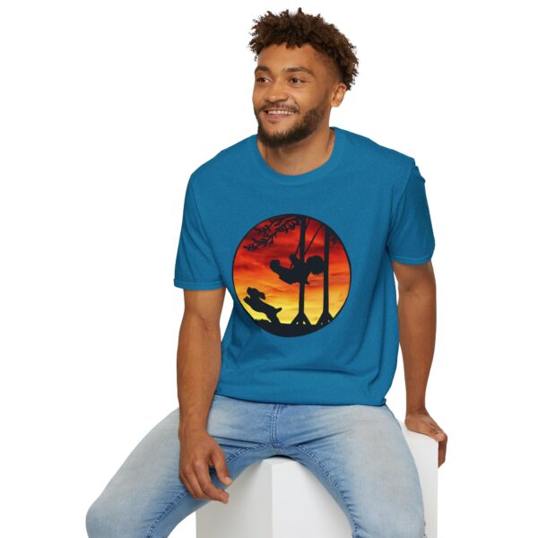 Sunset Adventure Unisex Softstyle T-Shirt - Nature Lover's Design - Image 12