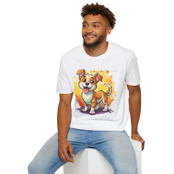 Cute Dog Lover Unisex Softstyle T-Shirt - Perfect Gift for Pet Enthusiasts - Image 6