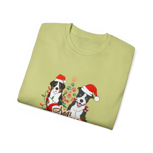 Merry Christmas Dog T-Shirt - Unisex Ultra Cotton Tee - Image 26