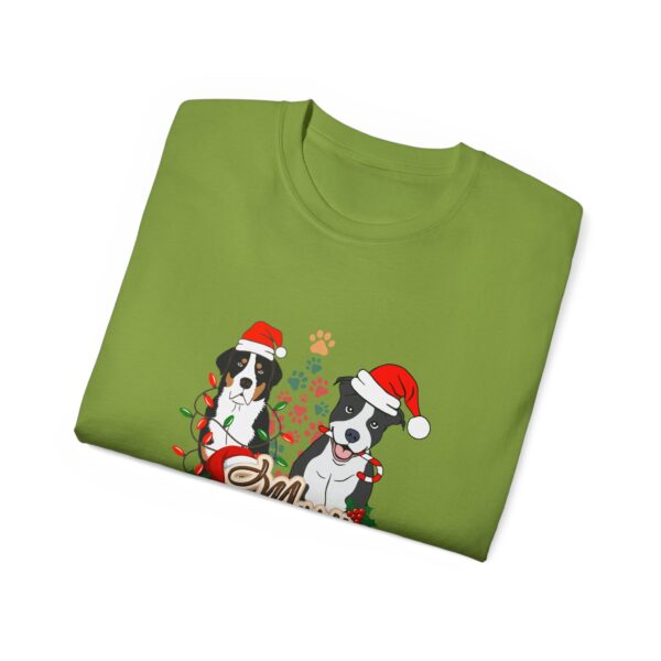 Merry Christmas Dog T-Shirt - Unisex Ultra Cotton Tee - Image 39