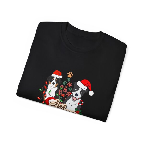 Merry Christmas Dog T-Shirt - Unisex Ultra Cotton Tee - Image 10