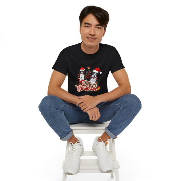 Merry Christmas Dog T-Shirt - Unisex Ultra Cotton Tee - Image 11