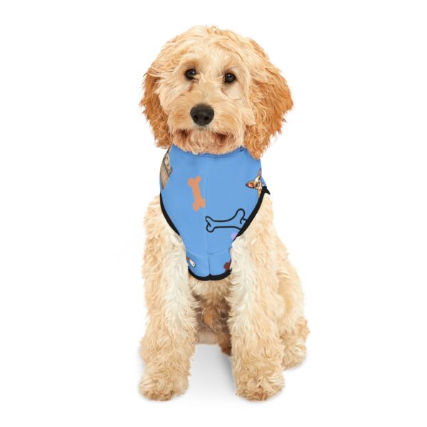 Cute Pet Hoodie with Paw Prints and Dog Icons - Perfect for Dog Lovers - Image 6
