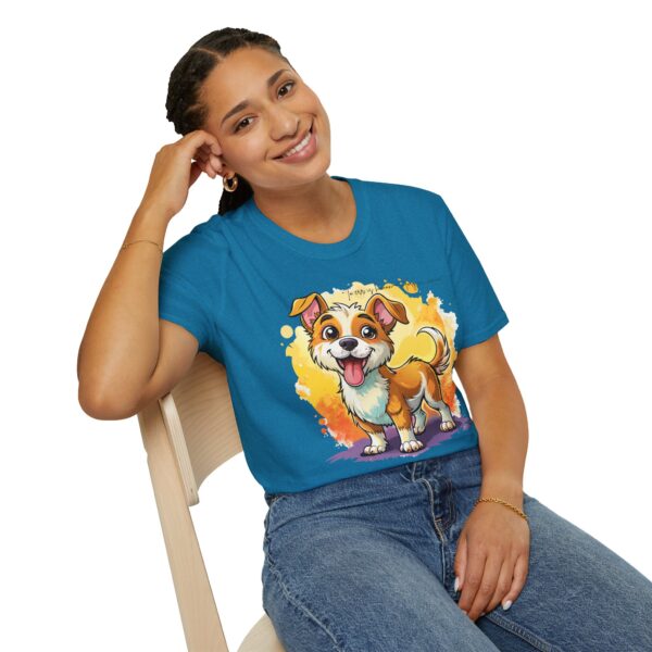Cute Dog Lover Unisex Softstyle T-Shirt - Perfect Gift for Pet Enthusiasts - Image 10